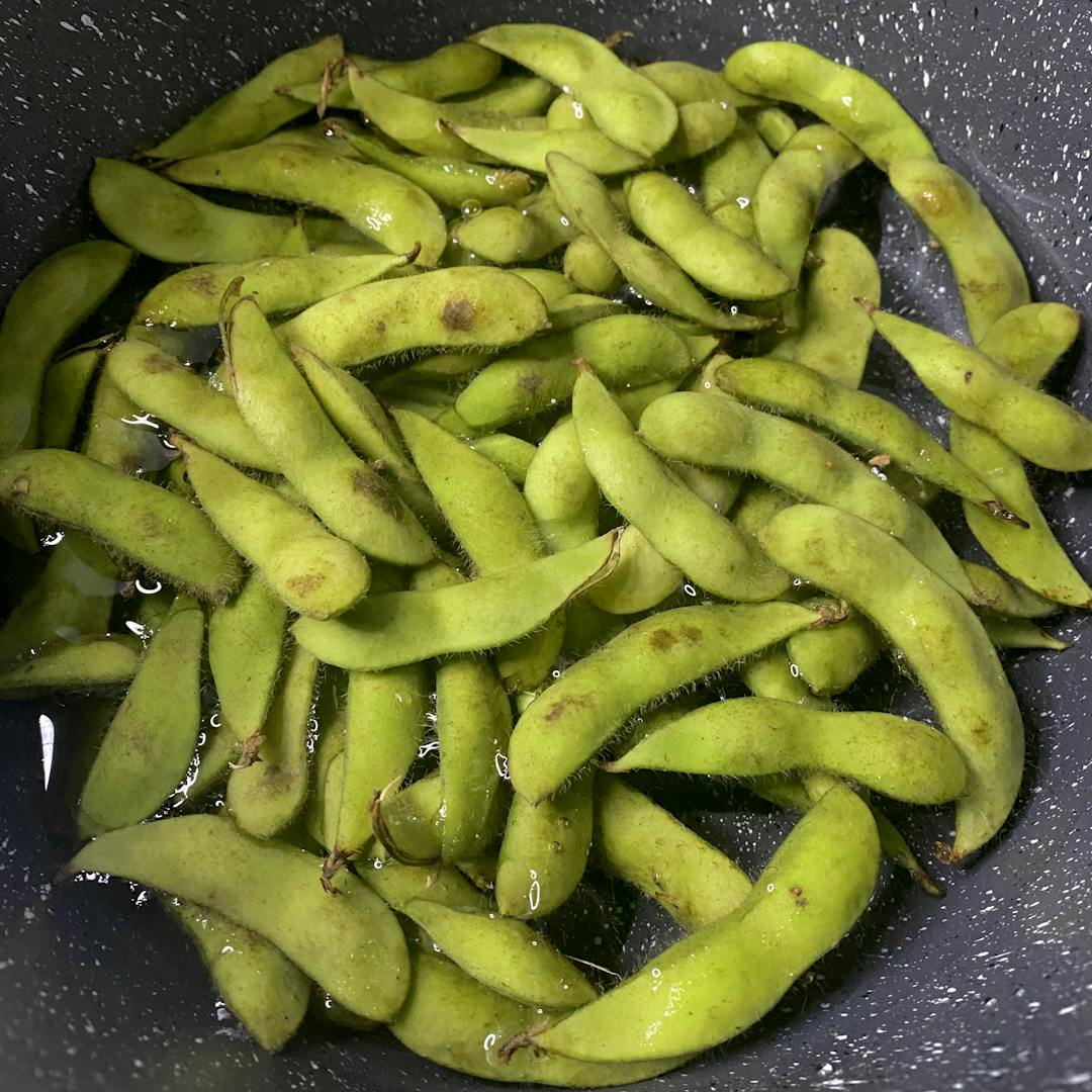 Gambar 2 Langkah 1 Resep Edamame Salad Menu dari Jepang 