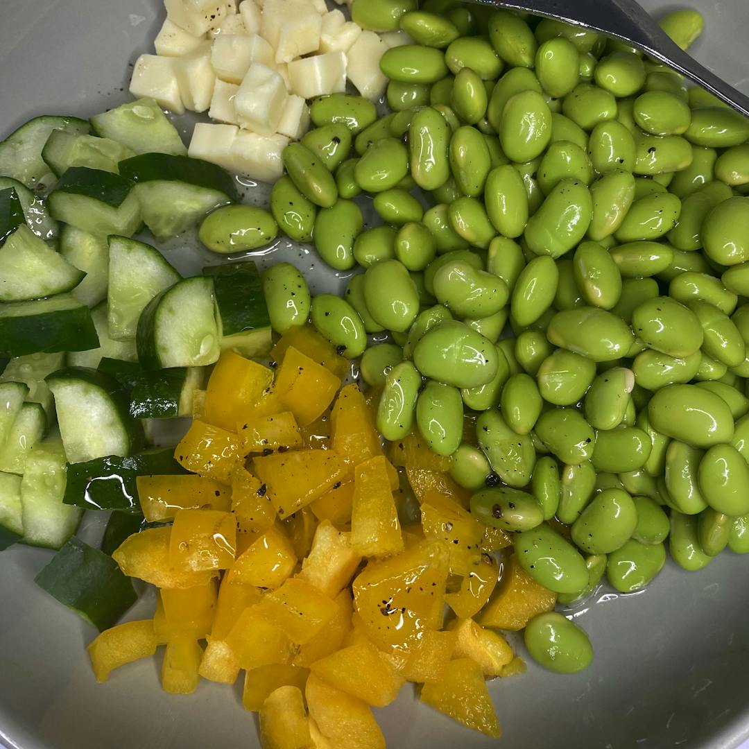 Gambar 1 Langkah 5 Resep Edamame Salad Menu dari Jepang 