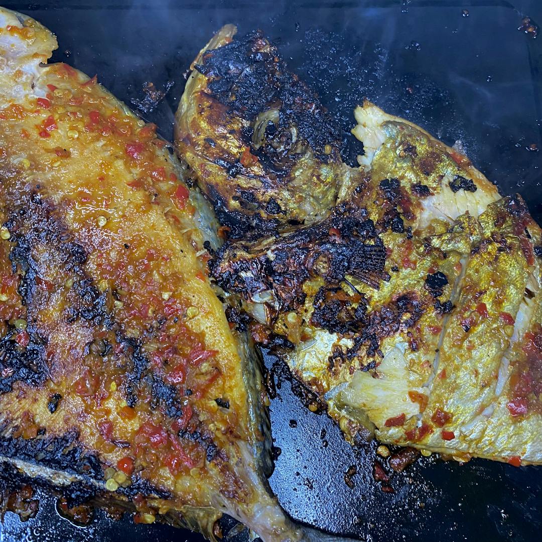 Gambar 2 Langkah 4 Resep Ikan Laut Bakar Teplon 