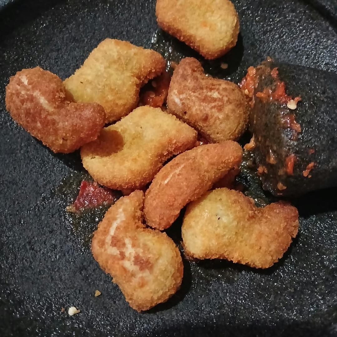 Gambar 2 Langkah 3 Resep Nugget Geprek