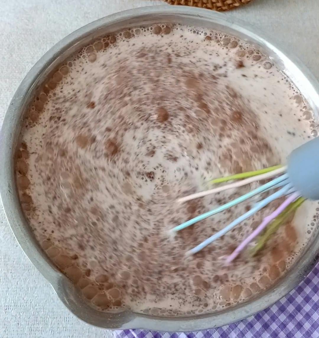 Gambar 2 Langkah 1 Resep Puding Coklat