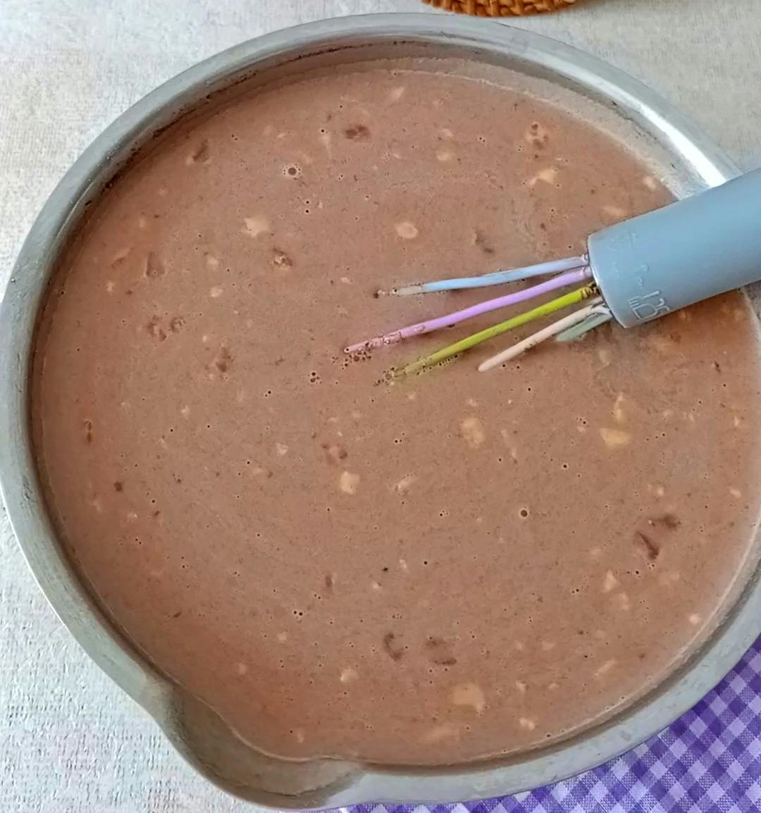 Gambar 3 Langkah 1 Resep Puding Coklat