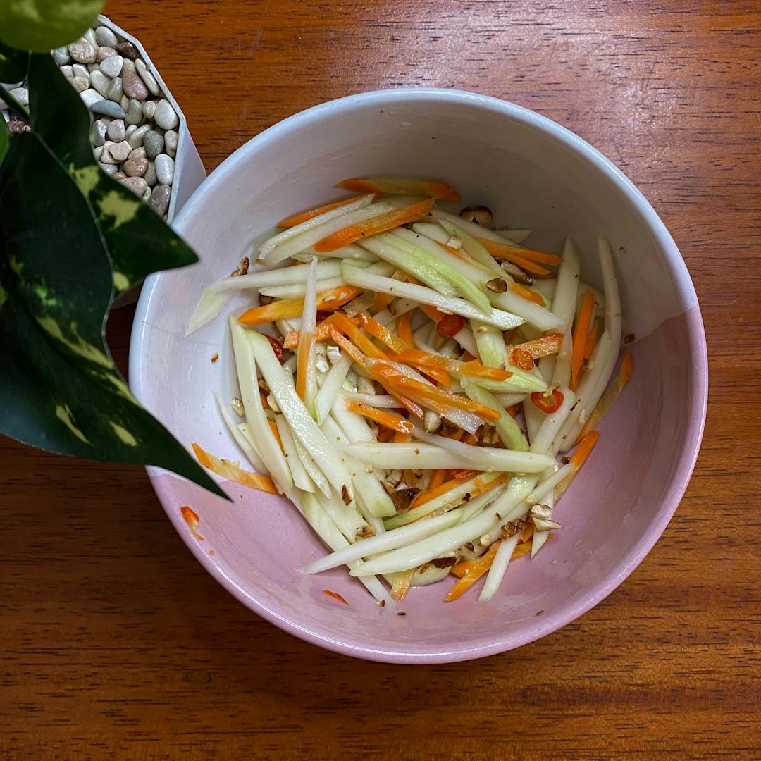 Gambar 2 Langkah 3 Resep Salad Mangga Thailand