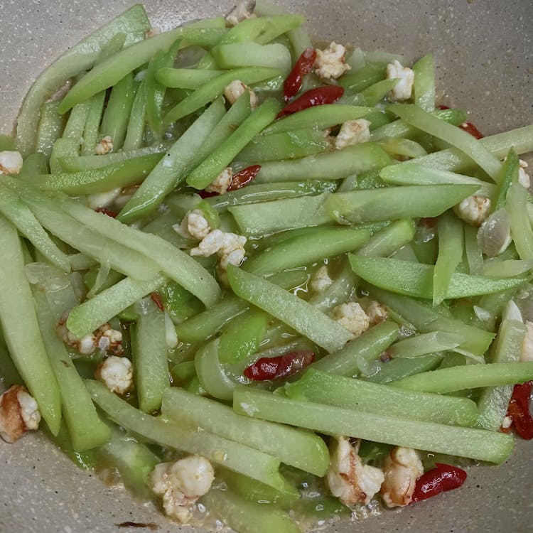 Langkah 7 Resep Tumis Labu Siam Udang Sederhana 